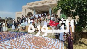 أبناء مديرية جبل الشرق بذمار يسيرون قافلتين دعماً للمرابطين في الجبهات