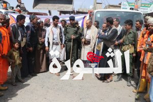 تدشين حملة نظافة في مدينة معبر بذمار