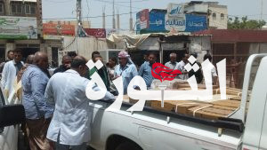 رفد مستشفى 21 سبتمبر في مديرية الحالي بالحديدة بأدوية مكافحة الاسهالات المائية 