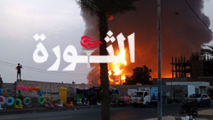 طيران العدوان الإسرائيلي يشن سلسلة غارات مدينة الحديدة