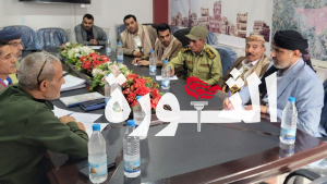 الواحدي والمؤيد يناقشان تعزيز التعاون بين الشركة اليمنية للغاز ومصلحة الدفاع المدني