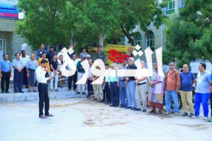 جامعة الحديدة تنظم وقفة في كلية طب الأسنان بيوم الغضب العالمي نصرة لغزة وتضامنا مع الأسرى 