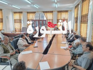 لجنة الطوارئ بالبيضاء تناقش التدابير اللازمة لمواجهة أي أضرار للسيول