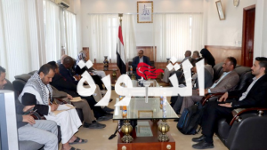 وزير العدل وحقوق الإنسان يلتقي الممثل المقيم لليونيسف