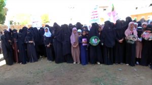 وقفة نسائية في ماوية بتعز إحياءً للذكرى الأولى لعملية “طوفان الأقصى”