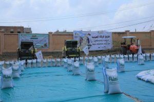 تدشين توزيع الزكاة العينية للفقراء والمساكين بحجة