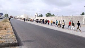 مسير لخريجي الدورات المفتوحة في مديرية المراوعة بالحديدة
