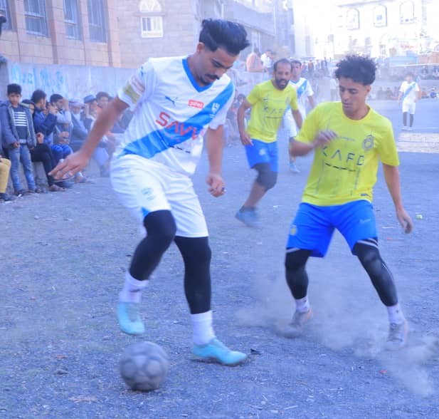 فوز الغرافة على الفتح في دوري ابلان بإب