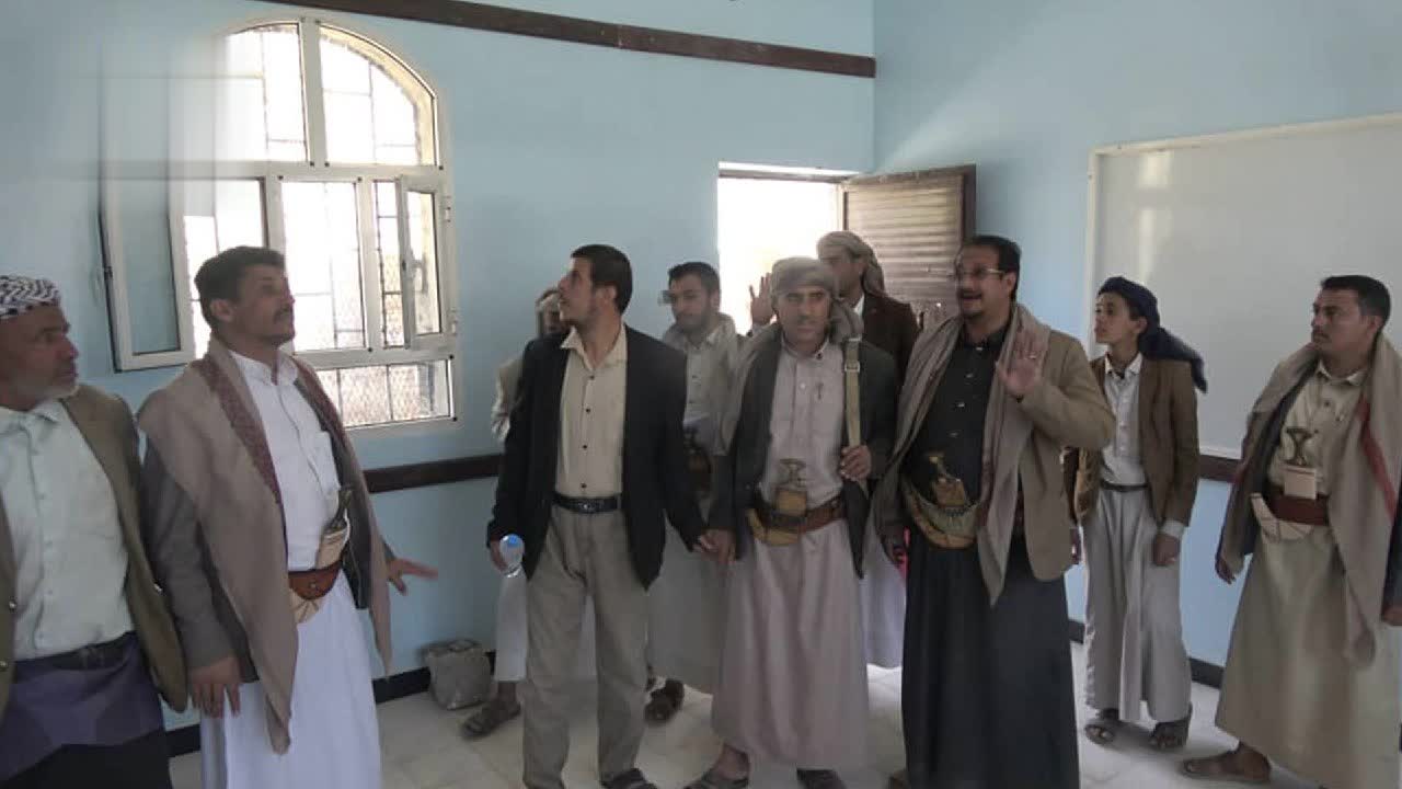 استلام مشروع إضافة فصول بمدرسة عمار بن ياسر في جحانة