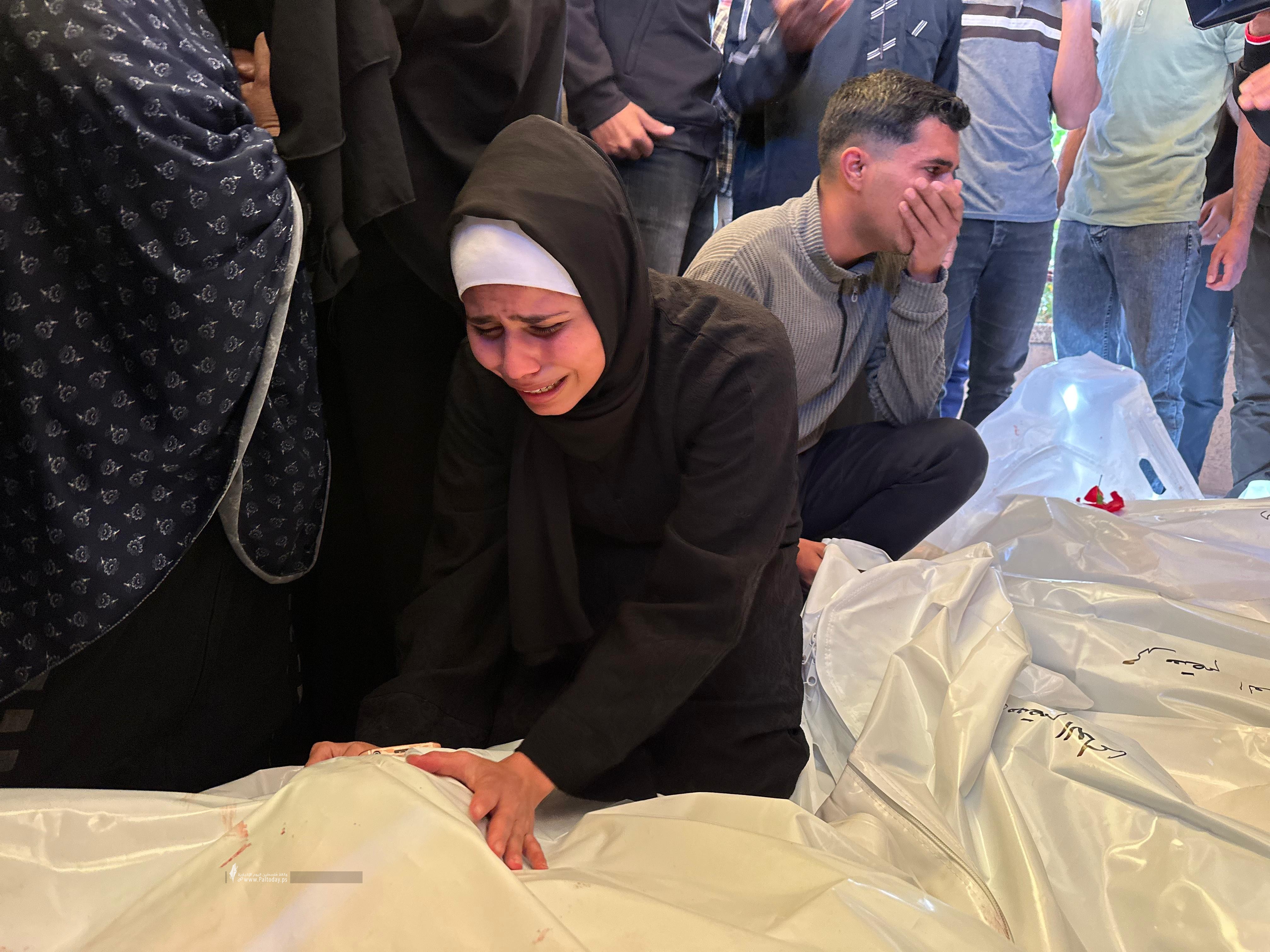 استشهاد 10 مواطنين فلسطينيين بقصف العدو الصهيوني في خان يونس