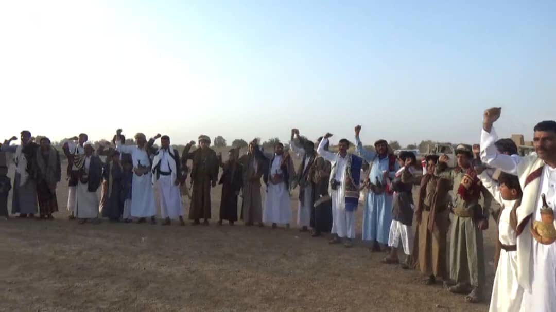 وقفات حاشدة في مأرب دعمًا لغزة واستجابة لدعوة قائد الثورة