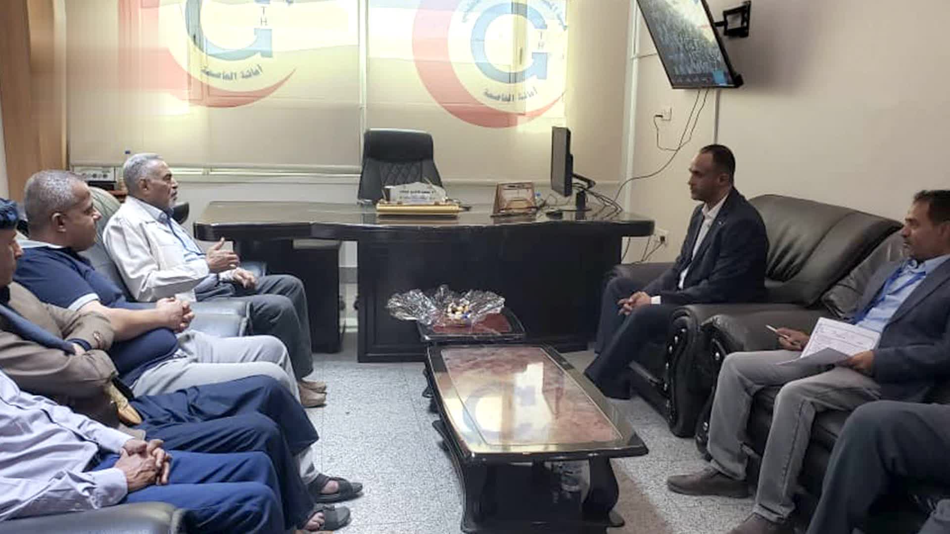 تفقد مستوى الانضباط الوظيفي في المستشفى الجمهوري وشركة النفط ومؤسسة الغاز
