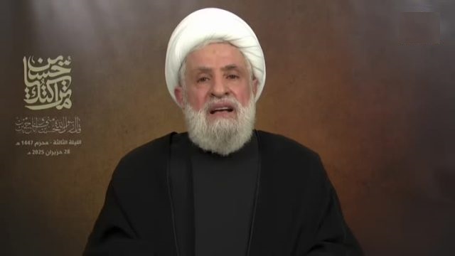 الشيخ نعيم قاسم يحذر الصهاينة: لن نبقى ساكتين إزاء الاعتداءات وقادرون على المواجهة وسننتصر