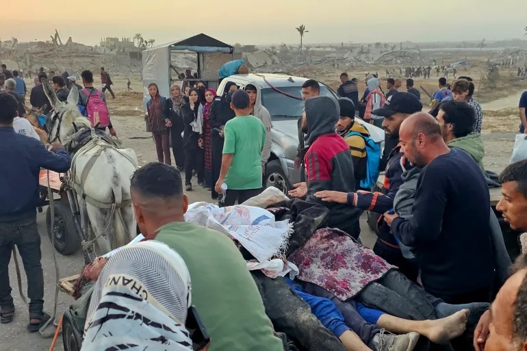 الصحة بغزة تعلن الحصيلة الاولية لمجازر العدو الصهيوني عند مراكز المساعدات