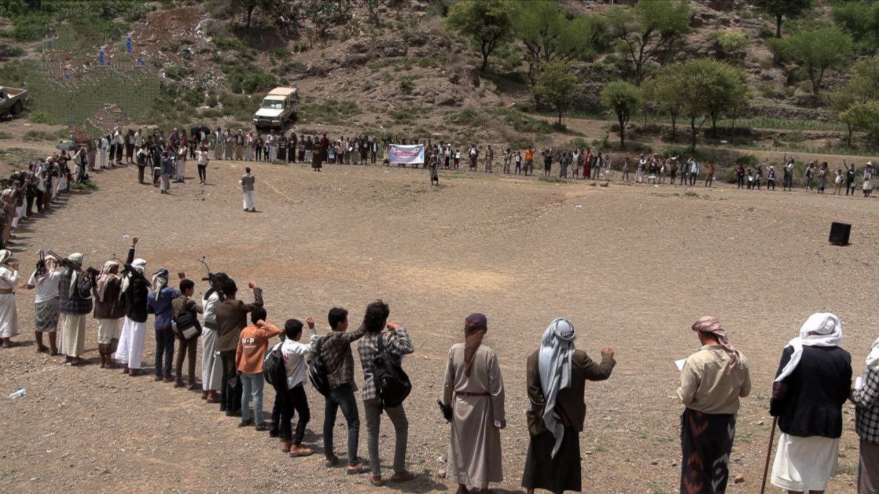 قبائل بني سليمان في إب تعلن النفير العام نصرةً لغزة