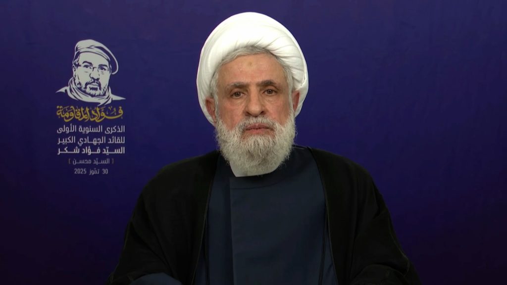 الشيخ نعيم قاسم: السلاح شأن لبناني ومن يطالب بتسليمه يخدم المشروع الإسرائيلي