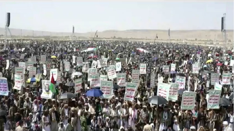 مسيرات حاشدة بصعدة في 37 ساحة للتأكيد على تصاعد العمليات العسكرية ضد الكيان الصهيوني