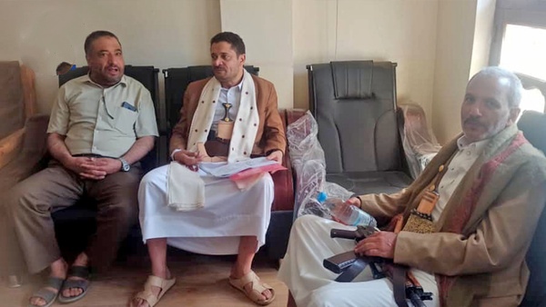 القائم بأعمال محافظ الضالع يناقش جوانب التنسيق بين القضاء والسلطة المحلية