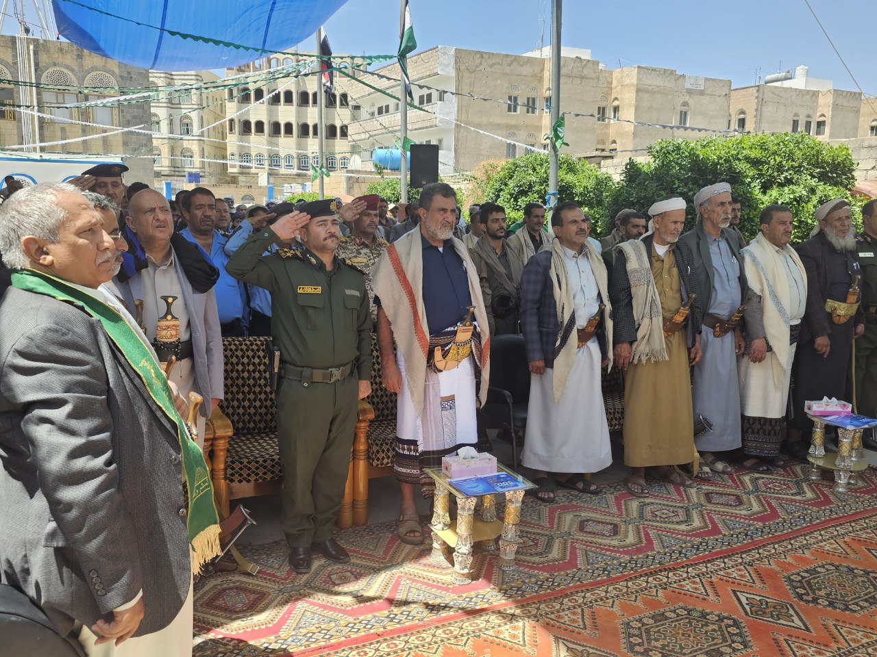 مكاتب الاتصالات والبريد والتأمينات والانشاءات في البيضاء تحتفي بذكرى المولد النبوي