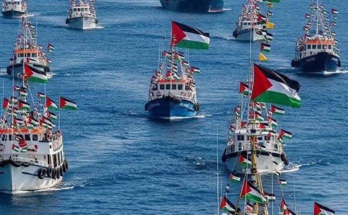 “اللجنة الدولية”:”أسطول الصمود” يبحر نحو غزة بانتظار وصوله خلال أسبوع