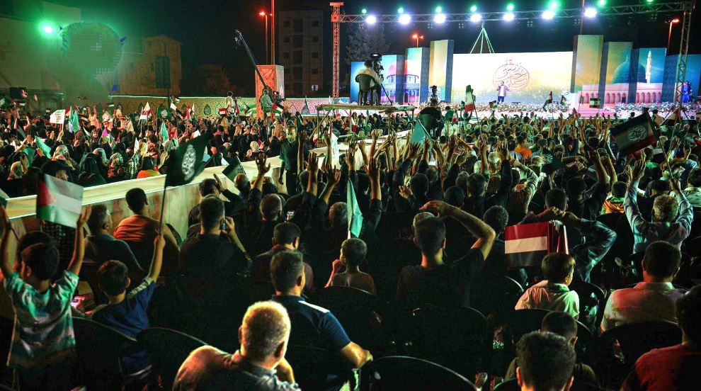 الجالية اليمنية في إيران تحيي ذكرى المولد النبوي الشريف بمهرجان حاشد