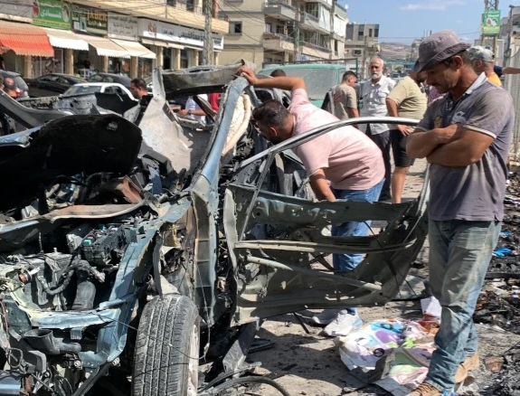 لبنان: استشهاد أحد جرحى البيجر وزوجته بغارة للعدو الإسرائيلي في النبطية