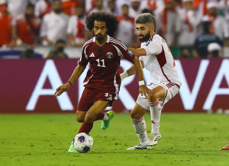 قطر تفوز على الإمارات وتتأهل إلى كأس العالم 2026