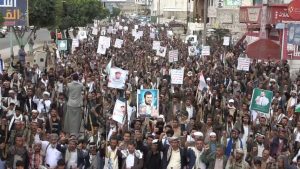 مسيرات جماهيرية في البيضاء تحت شعار عامان من العطاء ووفاء لدماء الشهداء