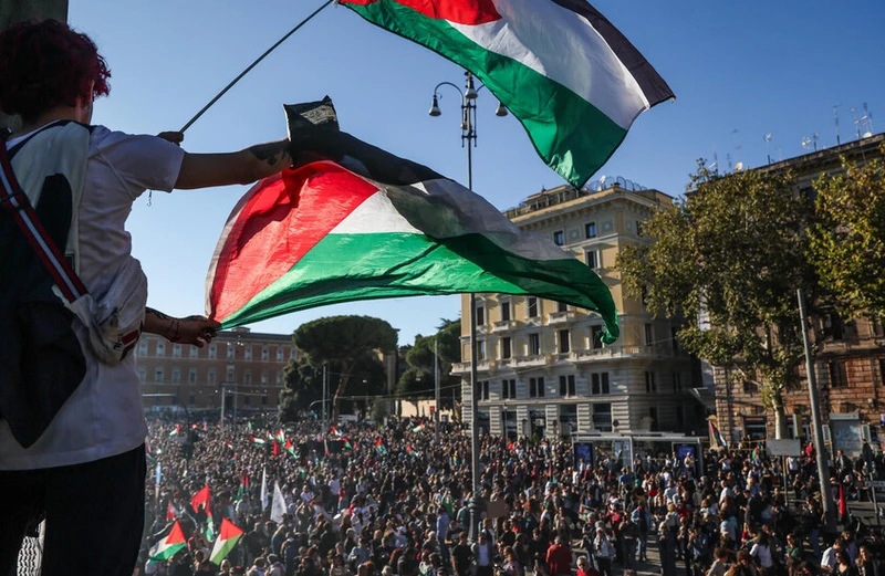 حظر مظاهرة مؤيدة لفلسطين في إيطاليا