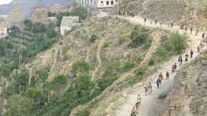 مسيرات في حجة بالذكرى الثانية لعملية طوفان الأقصى