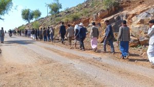 مسيرات في حجة بالذكرى الثانية لعملية طوفان الأقصى