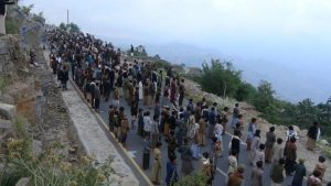 عرض شعبي ومسيرات في حجة بالذكرى الثانية لعملية طوفان الأقصى عرض شعبي ومسيرات في حجة بالذكرى الثانية لعملية طوفان الأقصى