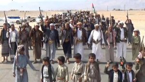 19 مسيرة حاشدة في مأرب تحت شعار عامان من العطاء.. ووفاء لدماء الشهداء