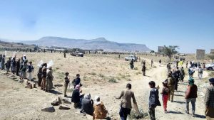 مسير راجل ووقفة تضامنية في سنحان بمرور عامين لطوفان الأقصى