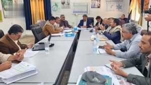 اجتماع يناقش مسودة خطة وحدة تمويل المشاريع والمبادرات الزراعية والسمكية في العاصمة