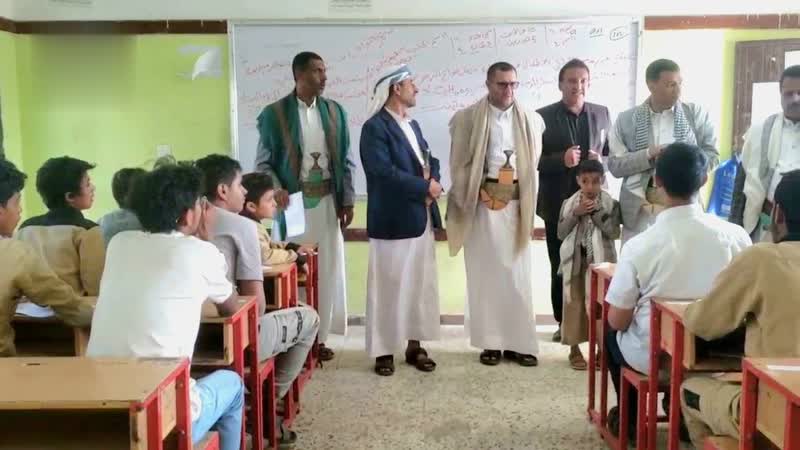 تدشين اختبارات نهاية الفصل الدراسي الأول لصفوف النقل في عمران