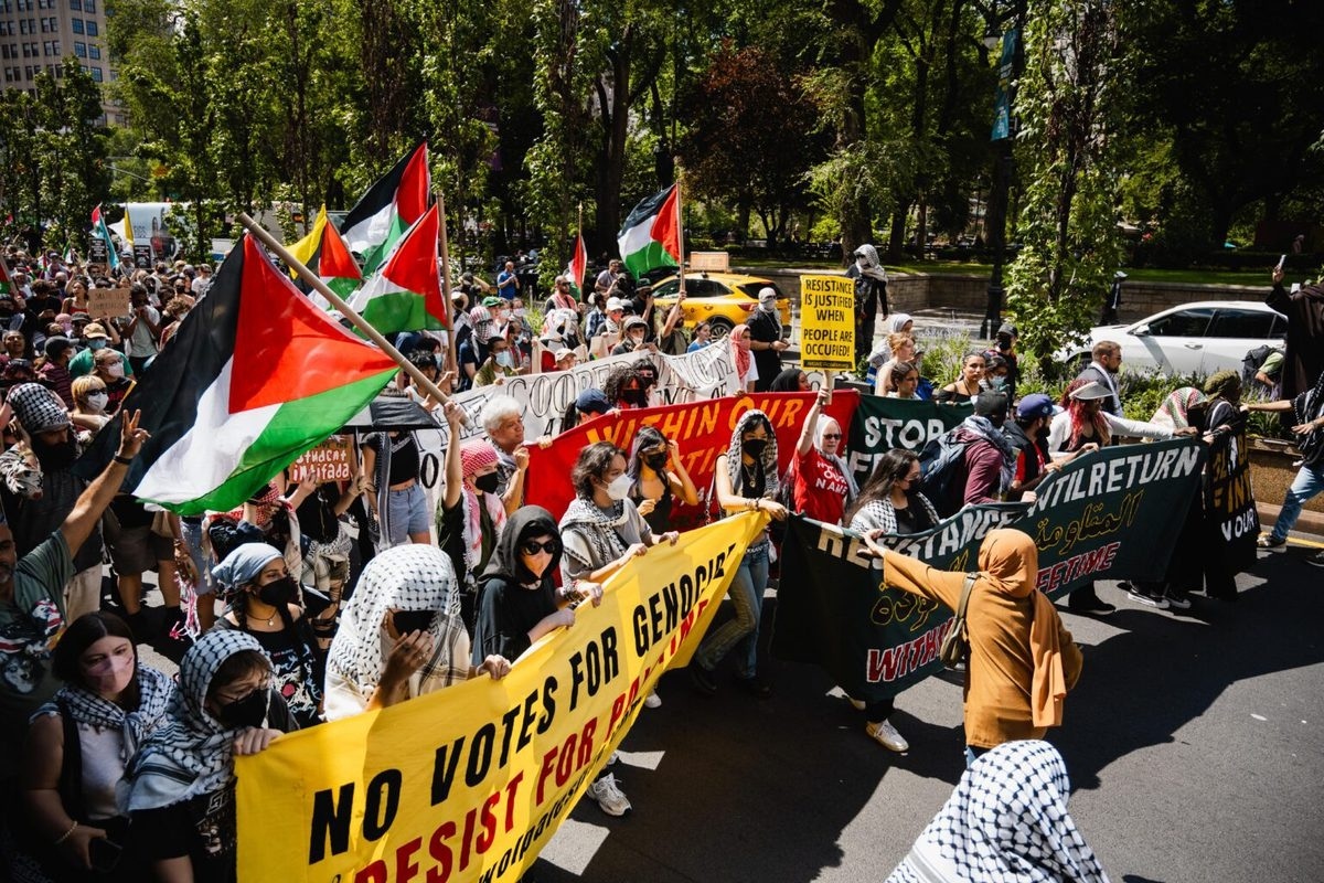 مسيرة طلابية في نيويورك دعماً لفلسطين