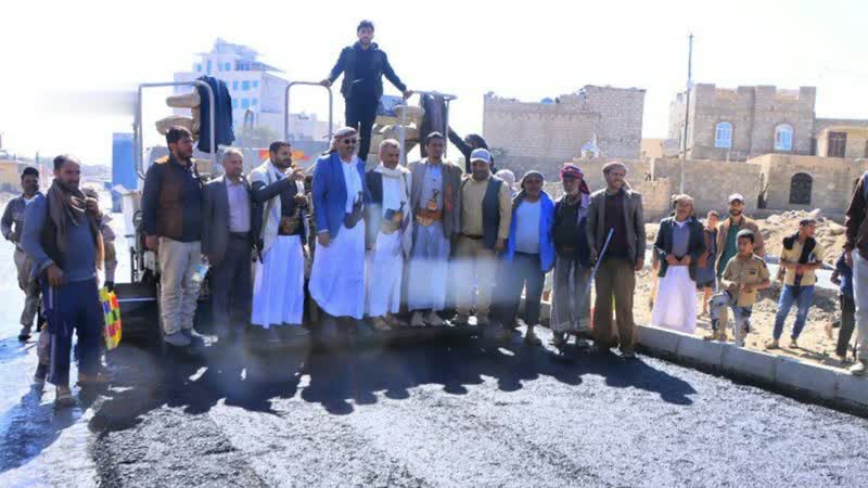 تفقد أعمال سفلتة شارع الثلاثين في همدان