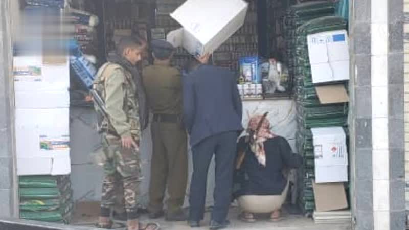 نزول ميداني للرقابة على محلات بيع المبيدات في يريم