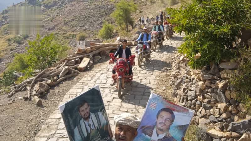 مسير بالدراجات النارية لخريجي دورات “طوفان الأقصى” في ملحان وفاءً للشهداء