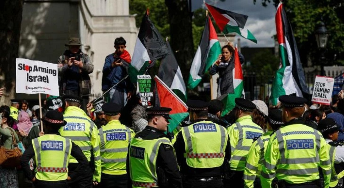 اعتقال 90 محتجاً في لندن رفضاً لحظر “فلسطين أكشن