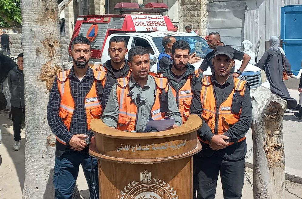 الدفاع المدني يعلن بدء البحث عن جثامين شهداء مفقودين في مدينة غزة