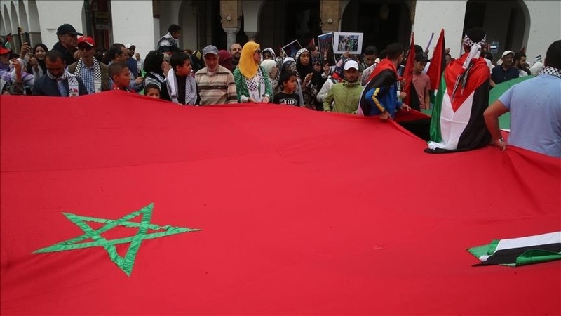 وقفة احتجاجية في العاصمة المغربية رفضاً للتطبيع مع “إسرائيل” ودعماً للقضية فلسطين