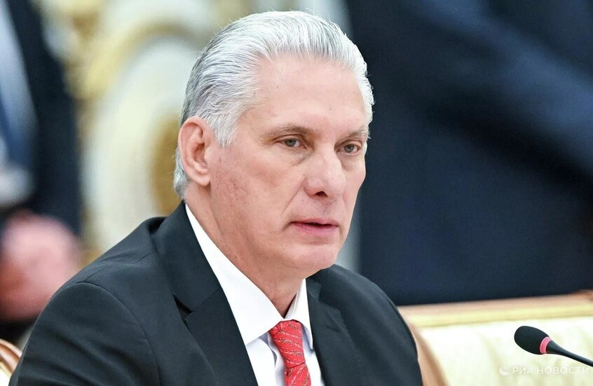 الرئيس الكوبي يؤكد تضامن بلاده مع فنزويلا ويدين “القرصنة الأمريكية”