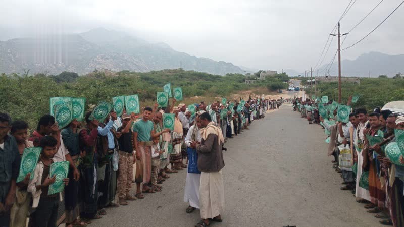 وقفة برع بالحديدة تنديدا بالإساءة للقرآن وتأكيدا على الجهوزية لمواجهة الأعداء