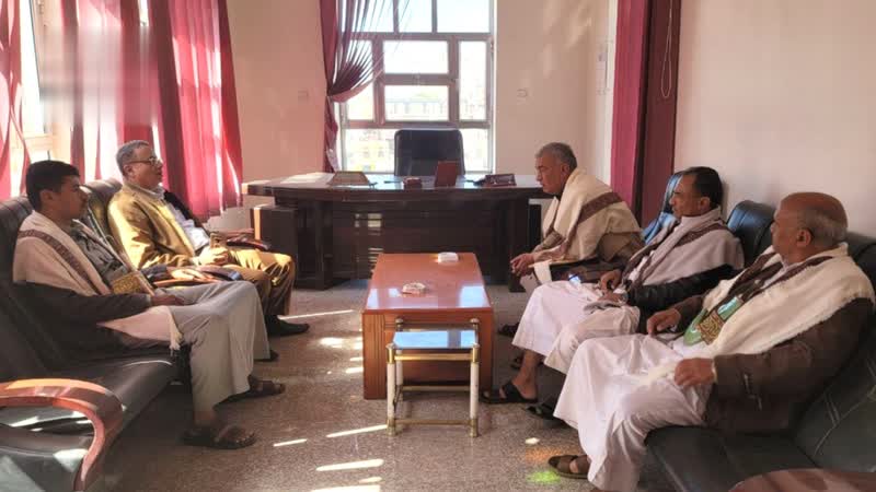 الاطلاع على مستوى الأداء في مكتب الصحة وقطاع التخطيط في حجة