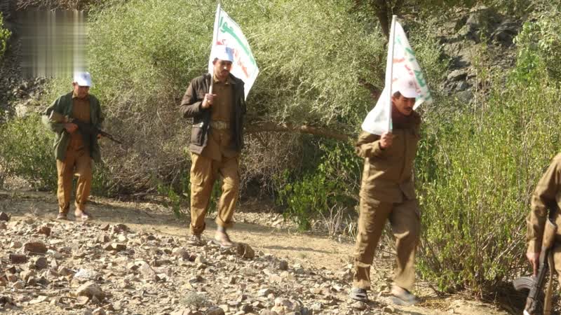 مناورة لخريجي دفعة الشهيد زكريا حجر من قيادات التعبئة في حجة