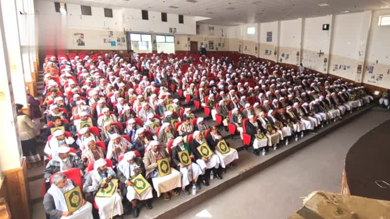 علماء وخطباء المحويت يدعون لنصرة القرآن وفلسطين ويستنكرون الإساءة الأمريكية