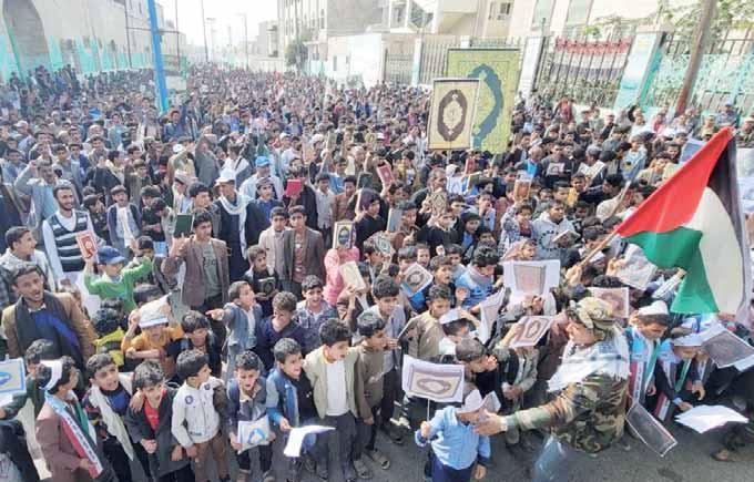 وقفات واحتجاجات المدارس والجامعات تؤكد:الإساءة إلى القرآن الكريم عدوان على هوية الأمة وكرامتها