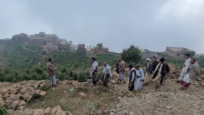 تدشين المرحلة الثالثة من شق طريق التماري- القارة في ملحان بالمحويت